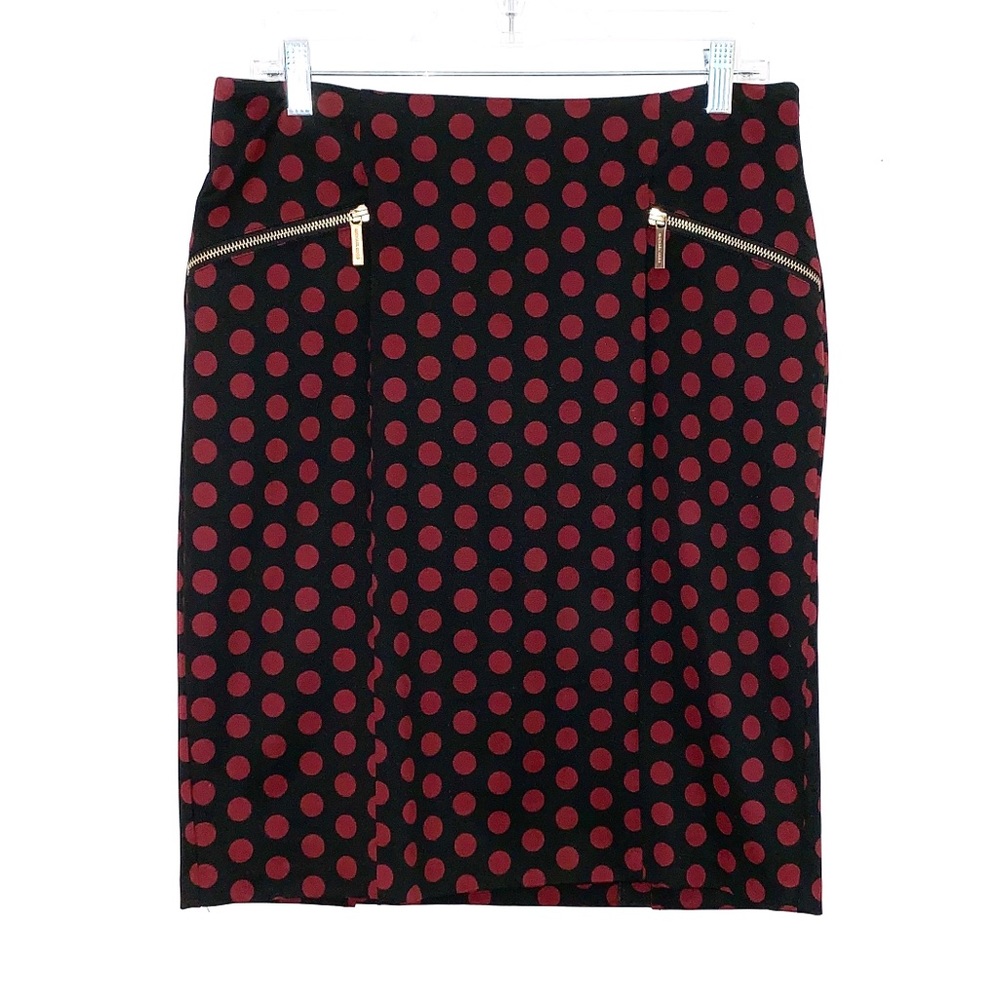 Michael Kors Polkadot Pencil Skirt